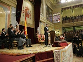 S.M. el Rey don Felipe VI interviene ante las Cortes Generales