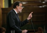 Mariano Rajoy el candidato a la Presidencia contestando en su réplica a los diputados Grupo Parlamentario Confederal de Unidos Podemos-En Comú Podem-En Marea