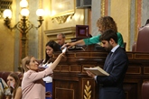 Ana María Pastor Julián, candidata a la Presidencia del Congreso de los Diputados, votando