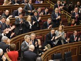 Jesús Posada es elegido Presidente del Congreso de los Diputados, entre aplausos de los mismos, en la sesión constitutiva de la X legislatura.