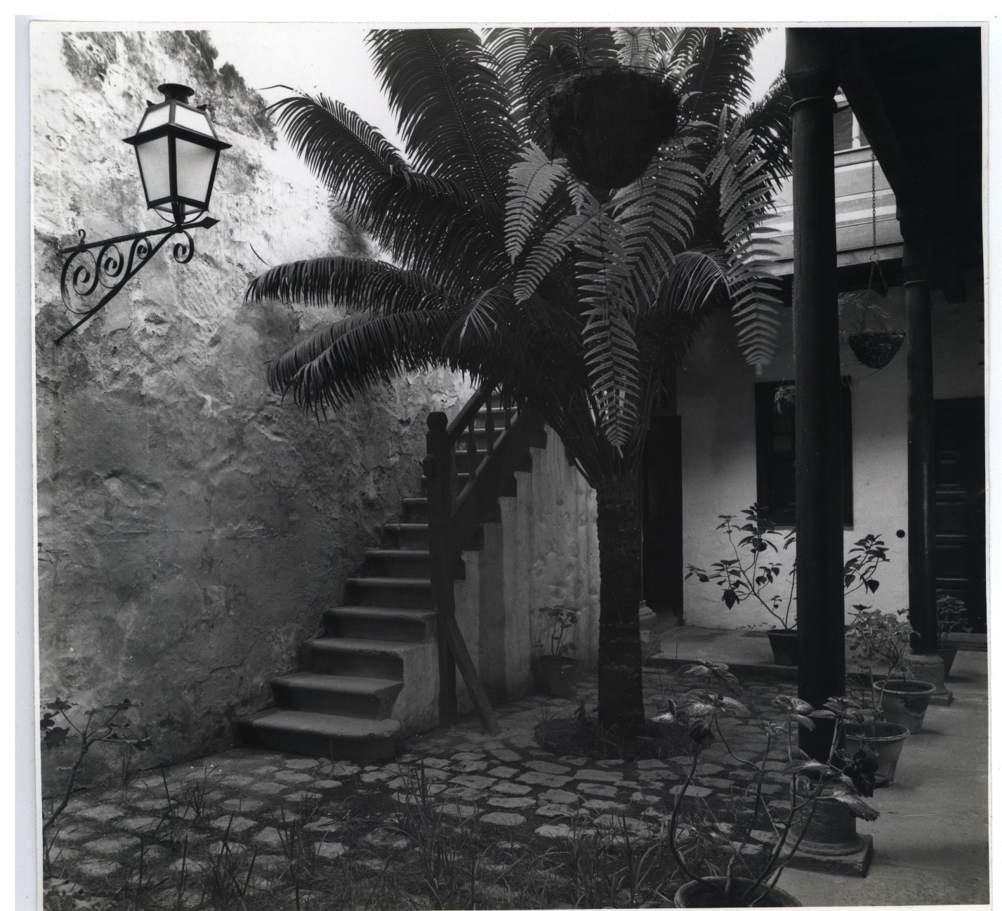  Patio de la casa familiar años 60 del siglo XX. Casa-Museo Pérez Galdós. Cabildo de Gran Canaria