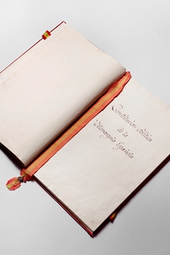 Edición original manuscrita de la Constitución de 1812. Federico Reparaz.