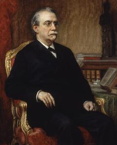 Retrato de Antonio Cánovas del Castillo. Galería de retratos de Presidentes; 2ª planta de Palacio del Congreso de los Diputados