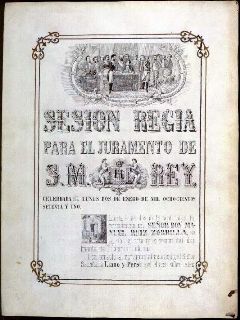 Sesión regia para el juramento de Amadeo I, duque de Aosta
Archivo del Congreso de los Diputados