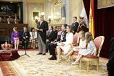 Discurso de Jesús Posada, Presidente del Congreso, en el Estrado acompañado de la Familia Real y de la Mesa
