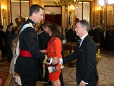 : S.M. el Rey saluda a Íñigo Urkullu, Presidente del Gobierno Vasco