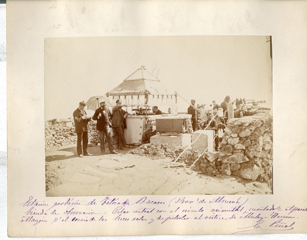  Observación geodésica en el s. XIX para el enlace hispano-argelino (Estación geodésica de Tetica de Bacares, Almería)