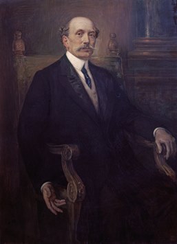 Retrato de Eduardo Dato, pintado en 1909 por Marceliano Santa María Sedano (Burgos, 1866-Madrid, 1952)