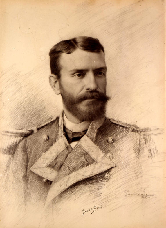 Imagen 1 Retrato del teniente de navío Isaac Peral y Caballero realizado por Isidro Fernández Fuertes, Gamonal. (1851-1895) Museo Naval de Madrid