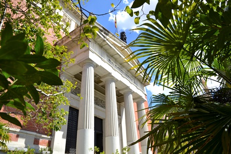 Vista del edificio de la RAE