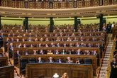 Escaños del Grupo Parlamentario Popular con su Portavoz en el Congreso de los Diputados, Rafael Hernando Fraile