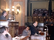 Intervención de Santiago Carrillo del Grupo Parlamentario Comunista. Sesión de Investidura febrero 1981.