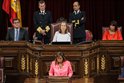 La Secretaria primera, Alicia Sánchez-Camacho Pérez, da lectura de la propuesta de candidato a la Presidencia del Gobierno