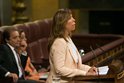  Alicia Sánchez-Camacho Pérez, Secretaria Primera del Congreso de los Diputados, durante el llamamiento para la votación