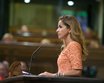  Patricia Reyes Rivera, Secretaria Cuarta del Congreso de los Diputados, durante el llamamiento para la votación 