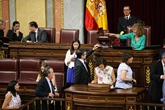 Patxi López Álvarez, candidato a la Presidencia del Congreso de los Diputados, votando