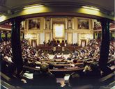 Vista General del Hemiciclo en la Constitución de la VI legislatura.