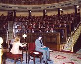 Vista general del hemiciclo en la constitución de la VIII legislatura