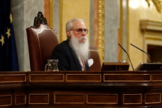 Agustín Zamarrón, Presidente de la Mesa de Edad como diputado de mayor edad