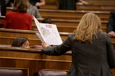 Distribución de escaños para los diputados.
