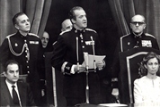 Discurso de S.M el rey Juan Carlos I en  la sesión solemne de apertura de la I legislatura, en el Salón de Sesiones del Congreso de los Diputados
