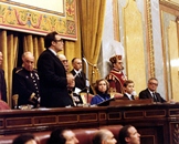 Discurso del Presidente del Congreso de los Diputados, Gregorio  Peces-Barba en la sesión solemne de apertura
