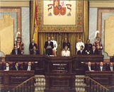 Discurso de S.M. El Rey Don Juan Carlos I en la sesión solemne de apertura de la V legislatura, presidente del Congreso de los Diputados, D. Félix Pons, y del Senado, D. Juan Jose Laborda