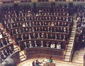 Vista general  de los Escaños del Grupo Popular en la sesión solemne de apertura