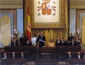 Discurso de S.M. El Rey  Don Juan Carlos I, junto al Presidente del Congreso de los Diputados, D. Federico Trillo-Figueroa y del Senado, D. Juan Ignacio Barrero