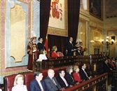 Discurso de S.M. El Rey Don Juan Carlos I, junto a la Presidenta de la Cámara, Dª. Luisa Fernanda Rudi, y miembros de la Mesa del Congreso de los Diputados