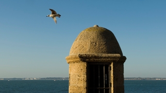 Garita de la muralla de Cádiz. Fondo doceañista. Consorcio bicentenario 1812.