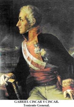 Retrato del tercer Regente, Gabriel Ciscar Ciscar, jefe de Escuadra. Fondo doceañista. Consorcio Bicentenario 1812.