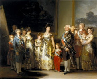 La familia de Carlos IV. Francisco de Goya