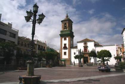 Iglesia de la Palma, Algeciras, de que fue párroco Vicente Terrero Monasterio, “cura de Algeciras”.