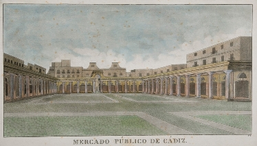 Mercado público de Cádiz. Fondo doceañista. Consorcio bicentenario 1812.