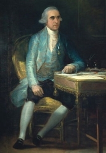 Francisco Saavedra y Sangronis, 1746-1819. Retrato pintado por Francisco de Goya. Fondo doceañista. Consorcio bicentenario 1812.