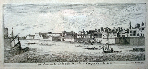 Vista de Cádiz. Fondo doceañista. Consorcio bicentenario 1812.