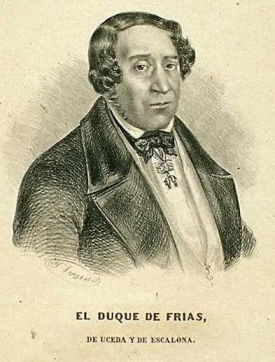Bernardino Fernández de Velasco, XIV duque de Frías, 1783-1851.