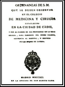 Ordenanzas que se deben observar en el Colegio de Medicina y Cirugía