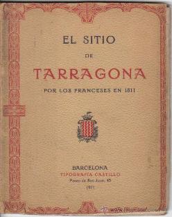 Portada del libro El sitio de Tarragona por los franceses en 1811