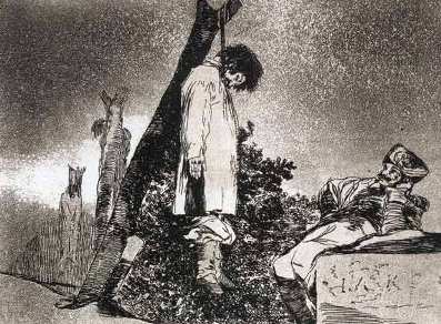 Tampoco, grabado de Francisco de Goya 