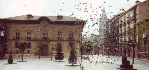 Palacio de Camposagrado, Real Audiencia de Asturias. Oviedo (Antiguamente la sede de la Audiencia estaba en el Palacio del Marqués de Vista Alegre)