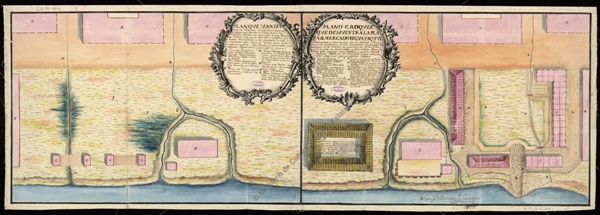 Plano del mercado de Guayaquil (Ecuador). Archivo General de Simancas.