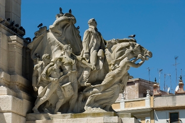Monumento a las Cortes de Cádiz. 1912.