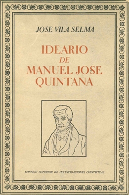 Portada del libro Ideario de Manuel José Quintana de José Vila Selma