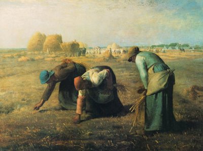 Las espigadoras. Jean-François Millet.