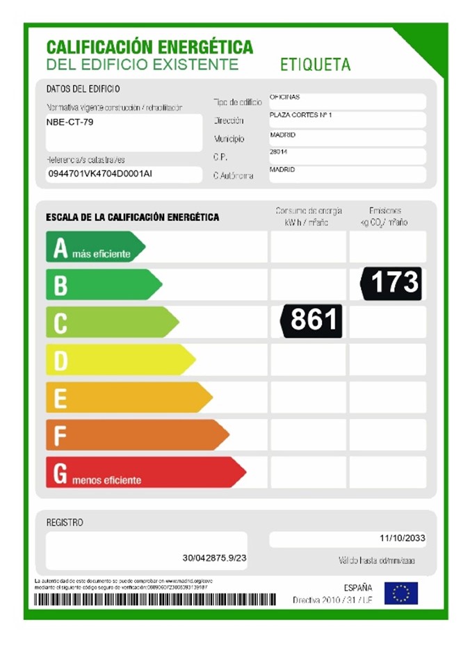Imagen calificación energética AI