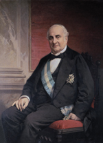 Retrato de D. Alejandro Mon y Menéndez, 1872 por José Casado del Alisal. Fotografía  extraída del libro “El Patrimonio Histórico  Artístico del Congreso de los Diputados”, pág. 108.