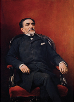 Retrato de D. Práxedes Mateo Sagasta, 1884 por José Casado del Alisal Fotografía  extraída del libro “El Patrimonio Histórico  Artístico del Congreso de los Diputados”, pág. 113.