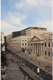 Palacio del Congreso de los Diputados y primeras ampliaciones. Extraído del libro “El Patrimonio Histórico Artístico del Congreso de los Diputados”. Pág. 166